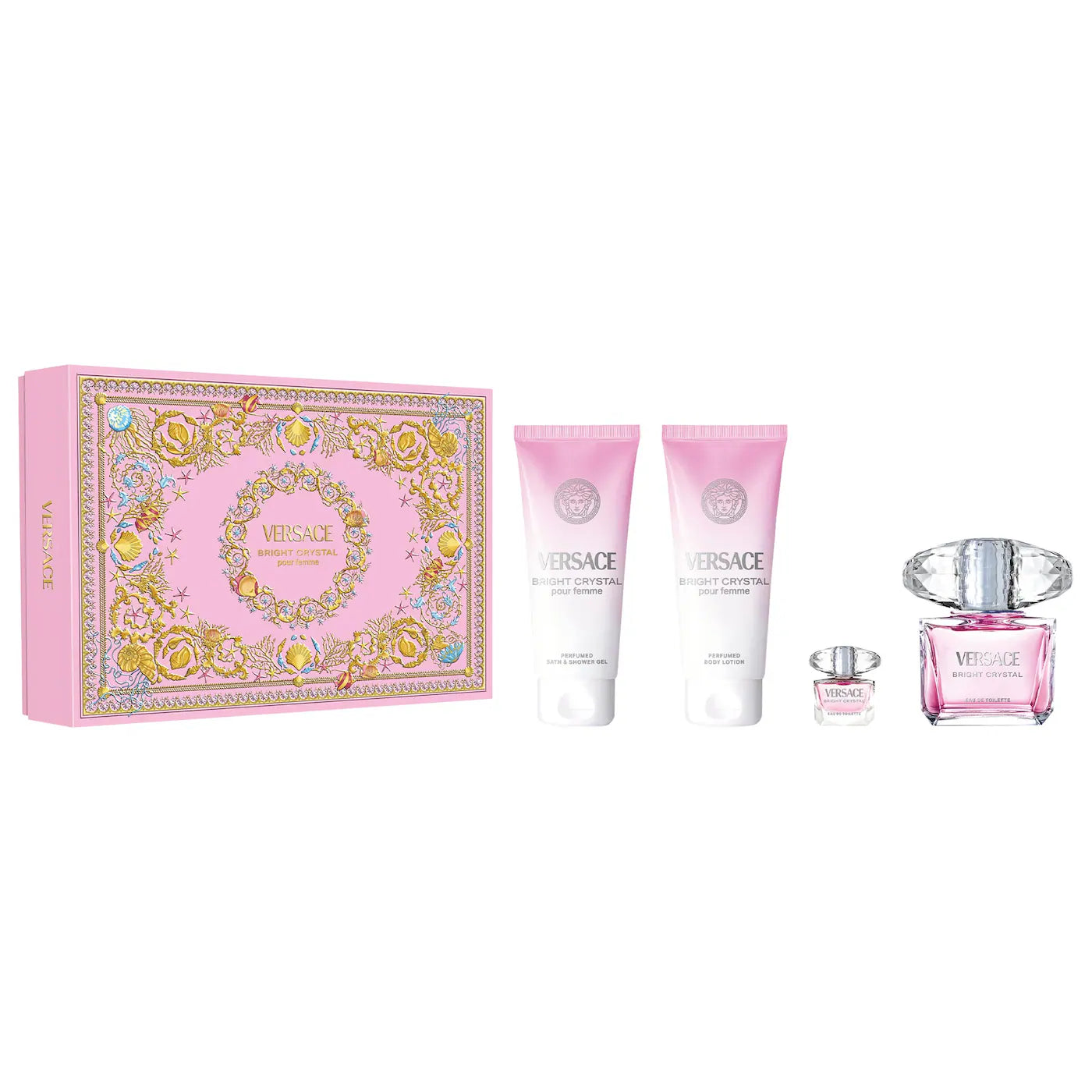 BAJO PEDIDO - VERSACE Bright Crystal Perfume Gift Set | Set de Perfumes