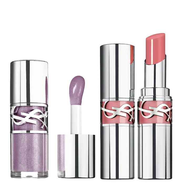BAJO PEDIDO - YVES SAINT LAURENT YSL Loveshine Lip Oil Stick & Plumping Gloss Duo Gift Set | Set de Labiales