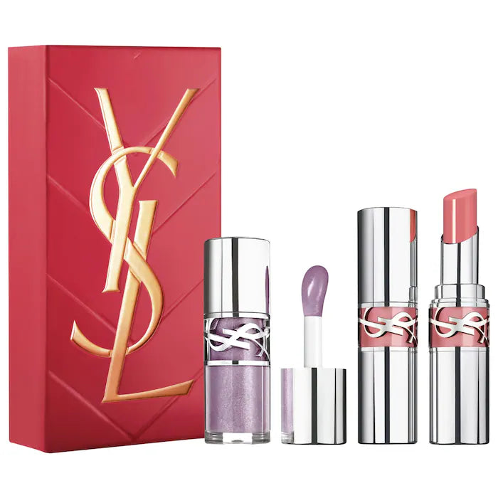 BAJO PEDIDO - YVES SAINT LAURENT YSL Loveshine Lip Oil Stick & Plumping Gloss Duo Gift Set | Set de Labiales