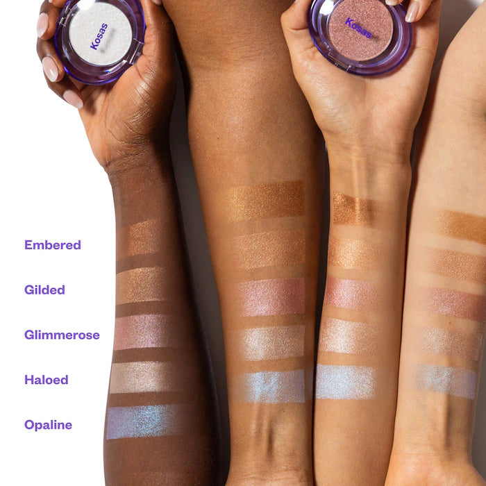 BAJO PEDIDO - KOSAS Shiny Objects Wet Glisten Highlighter Powder for Face and Eyes | Iluminador