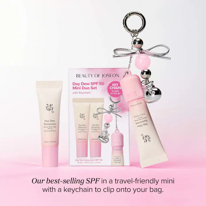 BAJO PEDIDO - Beauty of Joseon Day Dew Mini Keychain Set | Mini SPF 50 Con Llavero