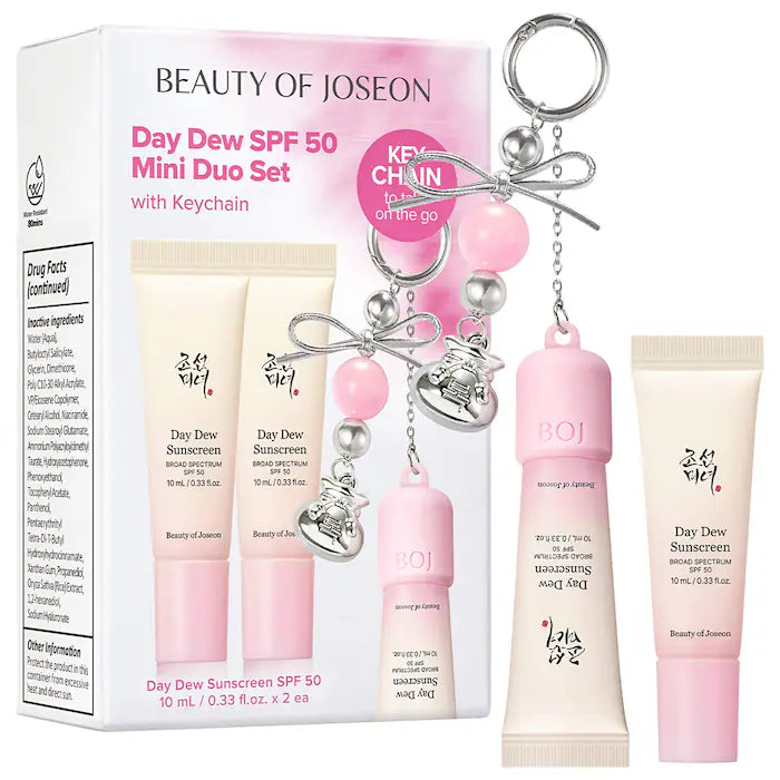 BAJO PEDIDO - Beauty of Joseon Day Dew Mini Keychain Set | Mini SPF 50 Con Llavero