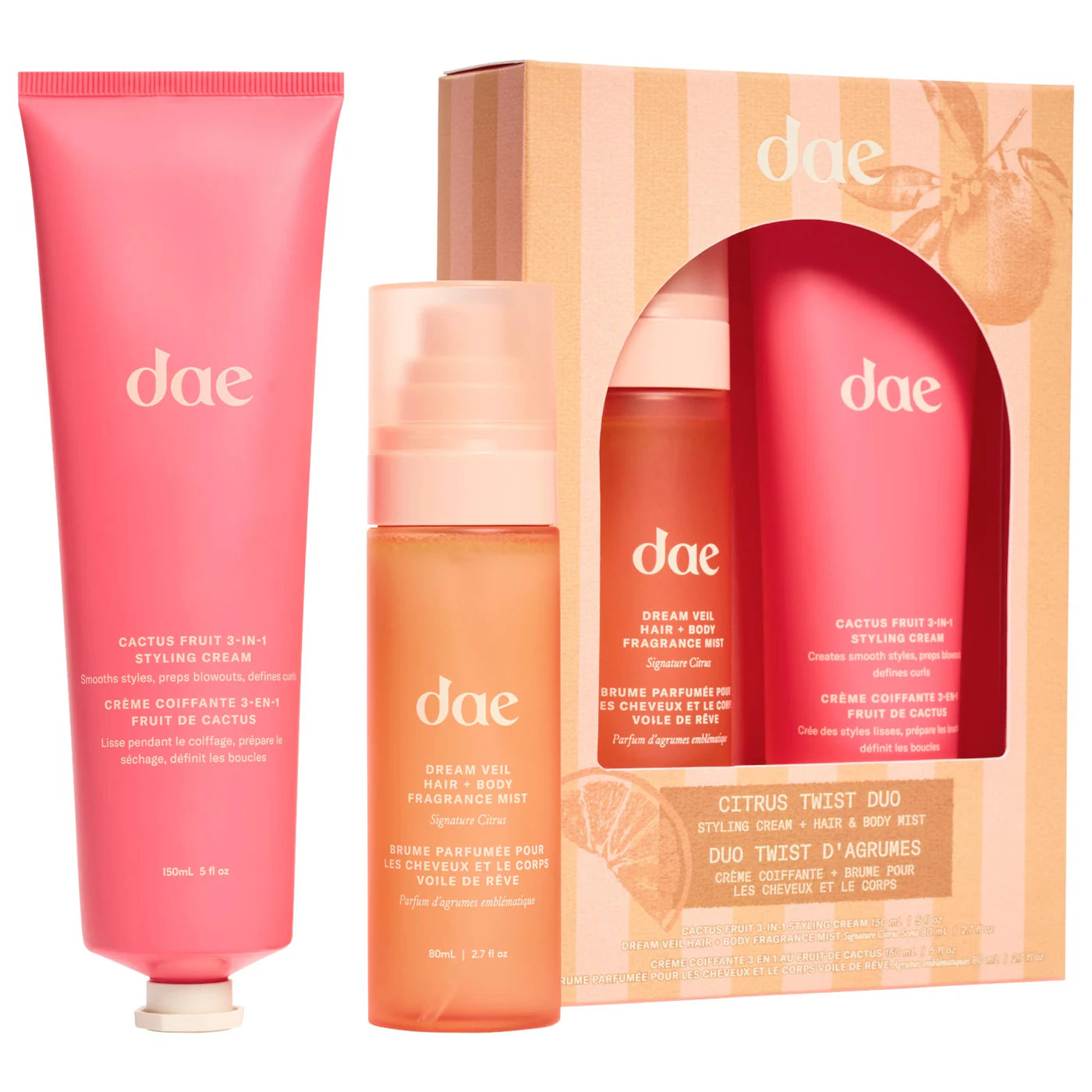 BAJO PEDIDO - dae Slick Citrus Twist Hair + Body Kit | Kit Cabello y Cuerpo