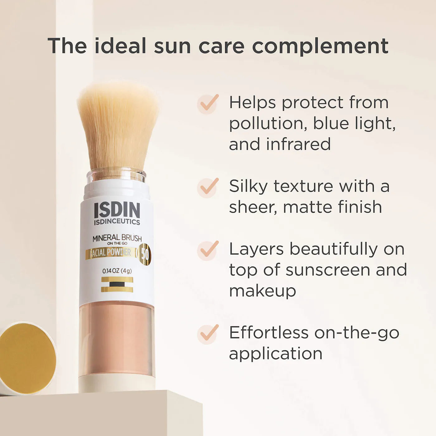 BAJO PEDIDO - ISDIN Mineral Brush Facial Reapplication Powder