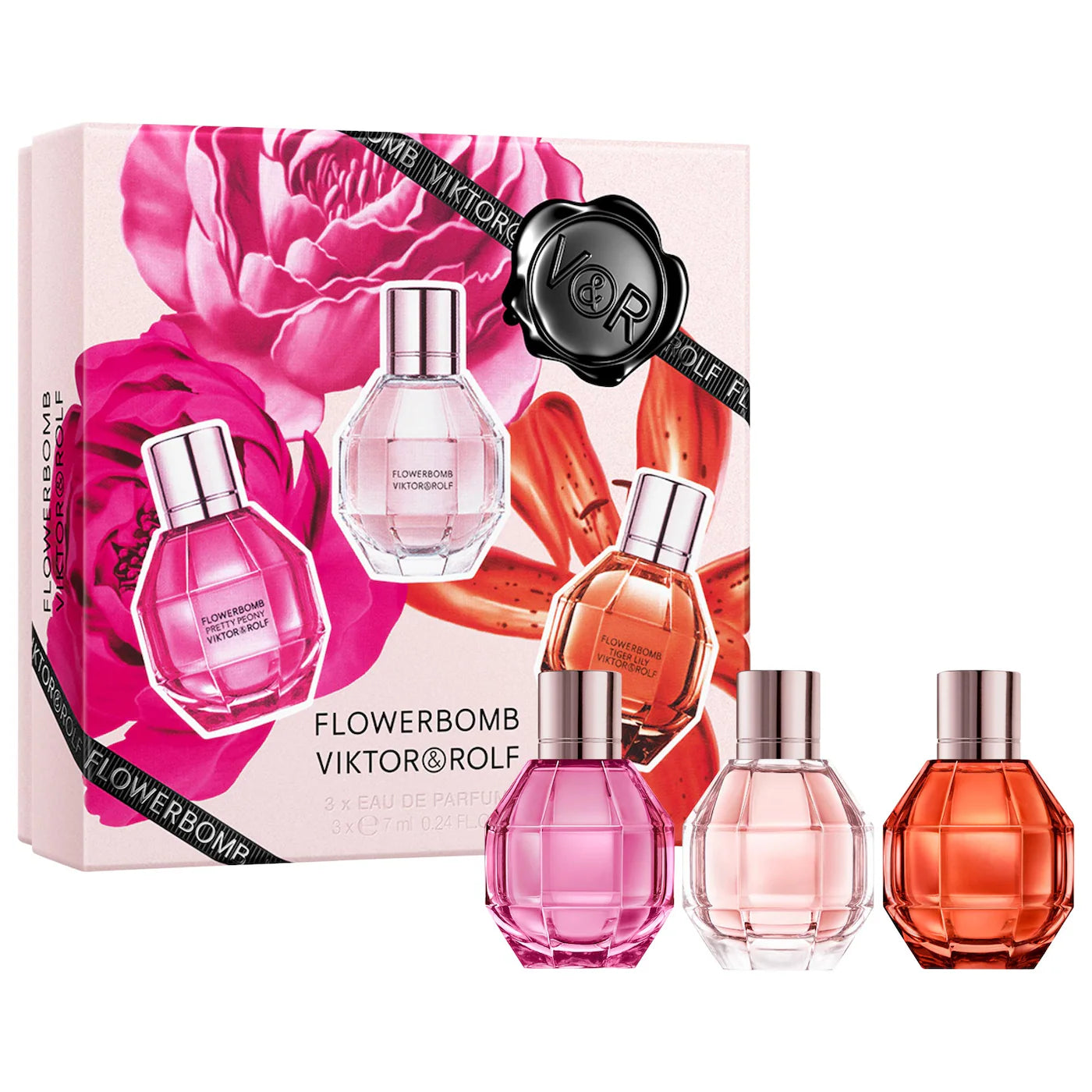 BAJO PEDIDO - VIKTOR&ROLF Mini Flowerbomb Perfume Trio Set | Set de Perfumes