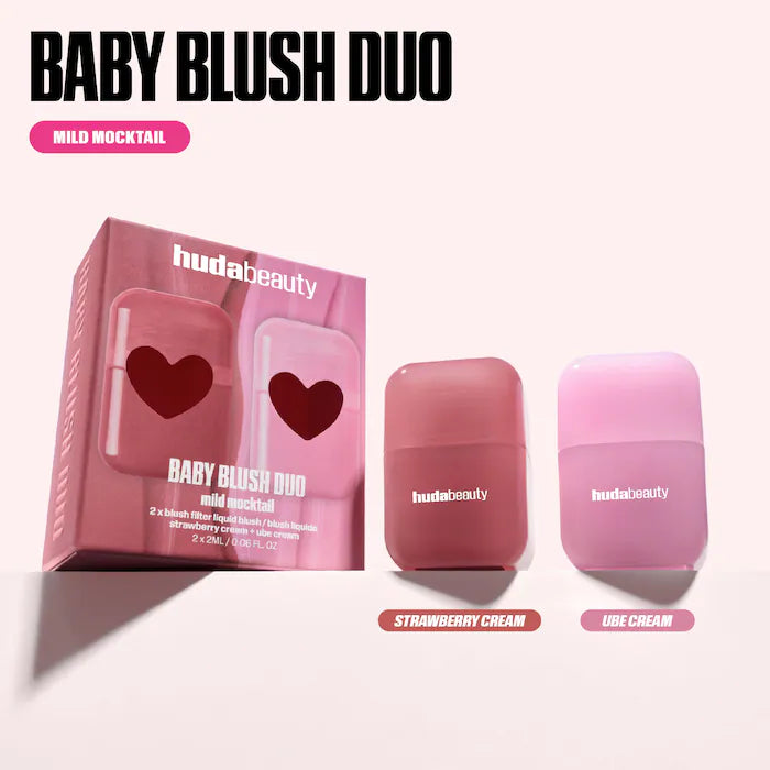 BAJO PEDIDO - HUDA BEAUTY Mini Blush Mocktail Duos Dúo Mini de Rubores Líquidos