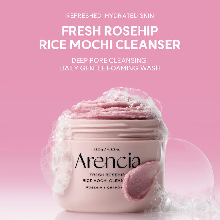 BAJO PEDIDO - Arencia Fresh Rosehip Rice Mochi Cleanser | Limpiador