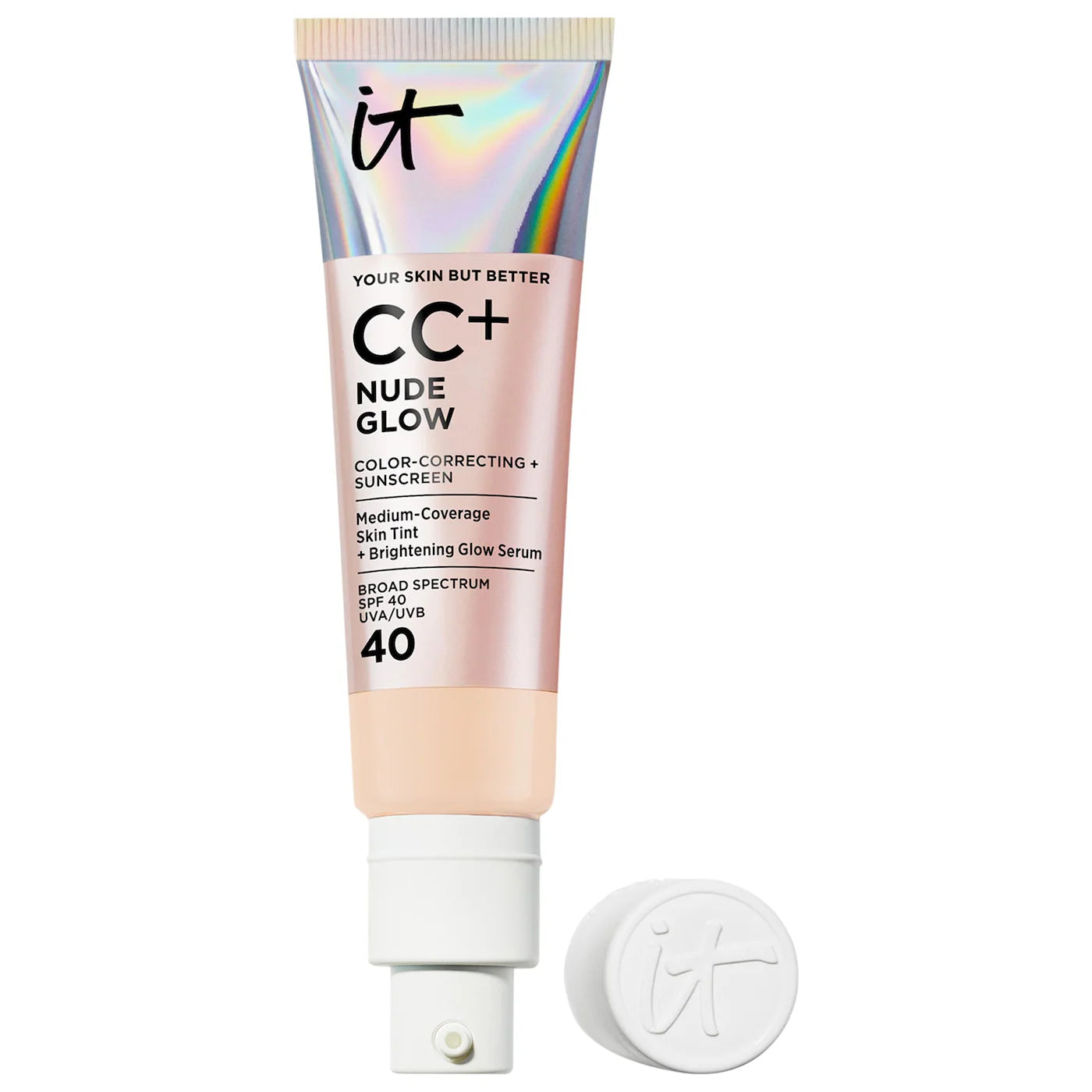 BAJO PEDIDO - IT Cosmetics CC+ Nude Glow Lightweight Foundation + Glow ...
