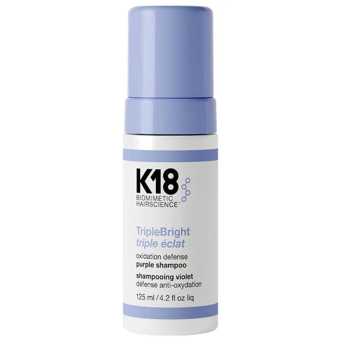 BAJO PEDIDO - K18 TripleBright Oxidation Defense Purple Shampoo Foam | Shampoo
