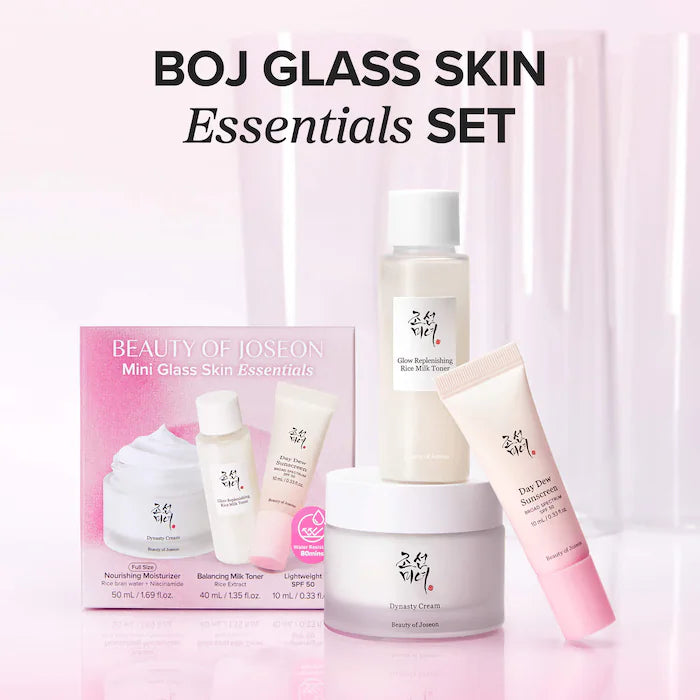 BAJO PEDIDO - Beauty of Joseon Mini Glass Skin Essentials Kit | Kit Glass Skin
