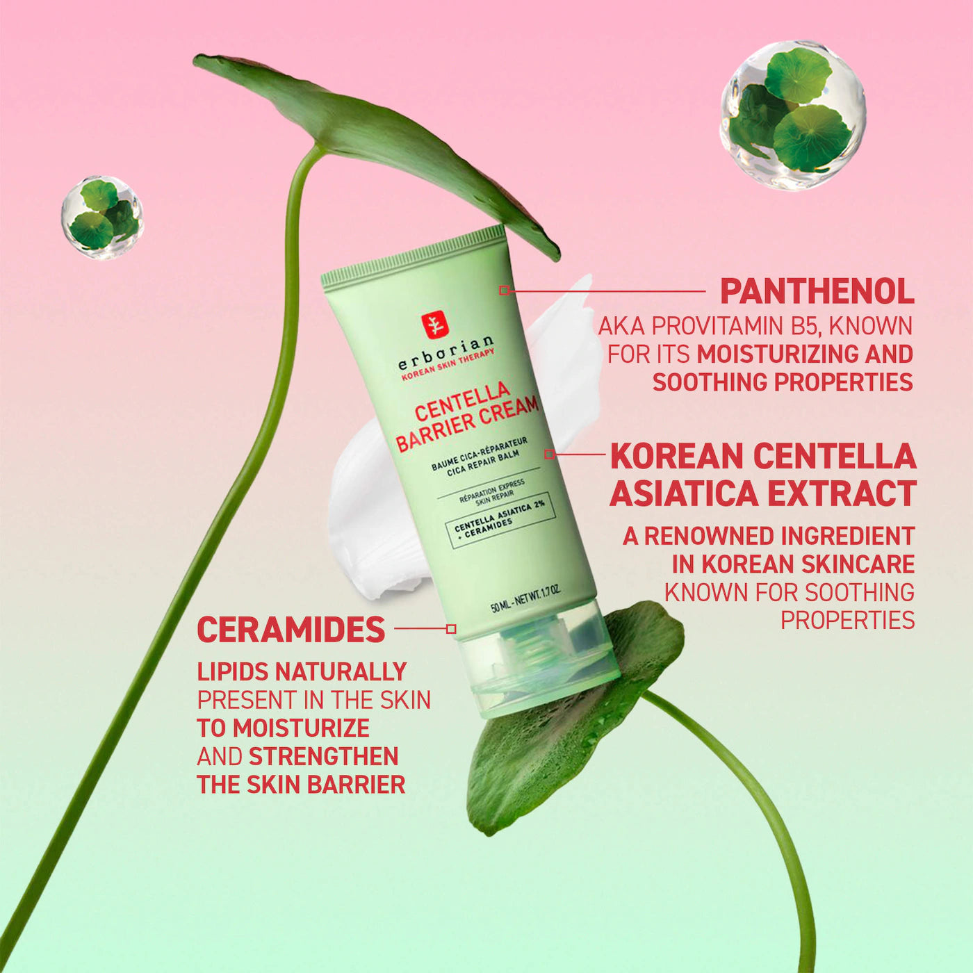 BAJO PEDIDO - Erborian Centella Barrier Cream Cica Balm | Crema Reparadora de Barrera