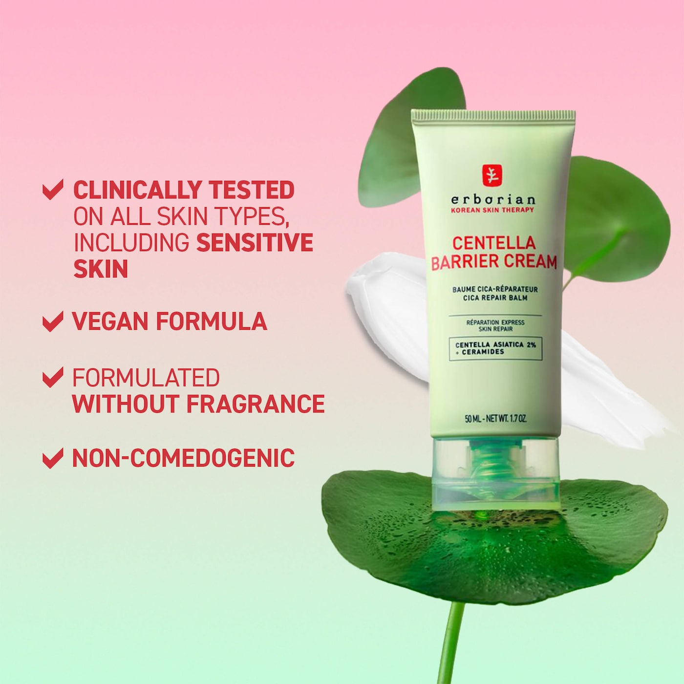 BAJO PEDIDO - Erborian Centella Barrier Cream Cica Balm | Crema Reparadora de Barrera