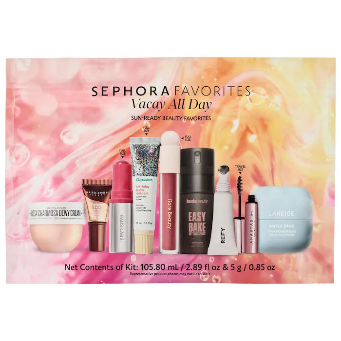 SEPHORA COLLECTION Vacay All Day Makeup and Skincare Value Set | Set Exclusivo