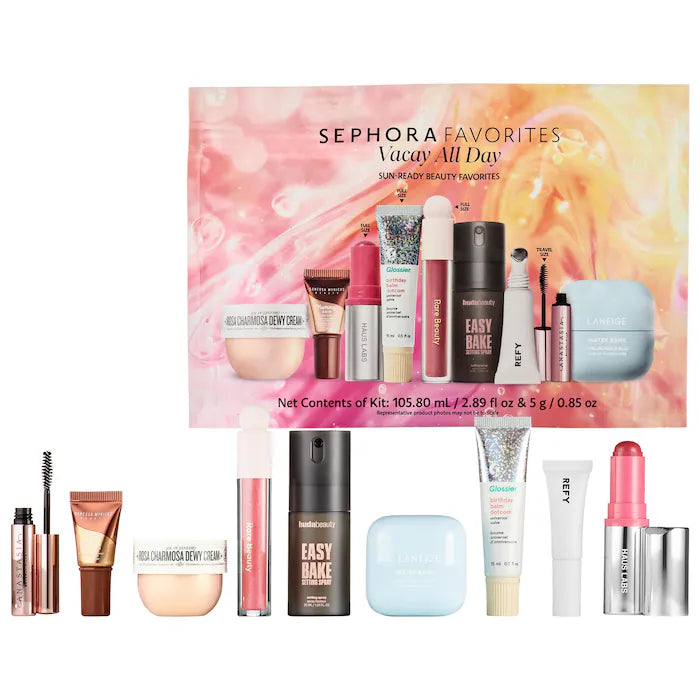 SEPHORA COLLECTION Vacay All Day Makeup and Skincare Value Set | Set Exclusivo