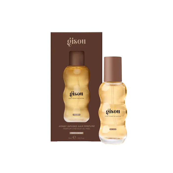 BAJO PEDIDO - Gisou Mini Honey Infused Coco-Cacao Hair Perfume Perfume Para Cabello Con Miel Coco-Cacao Tamaño Mini