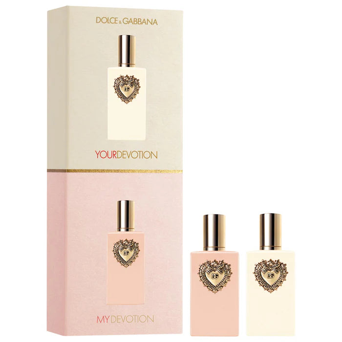 BAJO PEDIDO - Dolce&Gabbana Mini Devotion Duo Perfume Gift Set Set De Mini Perfumes Devotion Eau De Parfum Intense