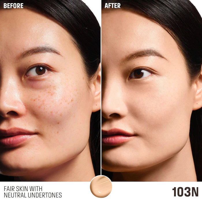 BAJO PEDIDO - Make Up For Ever Balancing & Perfecting Natural Finish Longwear Foundation – Base Líquida Con Niacinamida Y Ácido Hialurónico