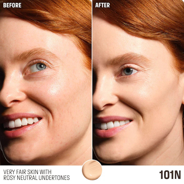 BAJO PEDIDO - Make Up For Ever Balancing & Perfecting Natural Finish Longwear Foundation – Base Líquida Con Niacinamida Y Ácido Hialurónico