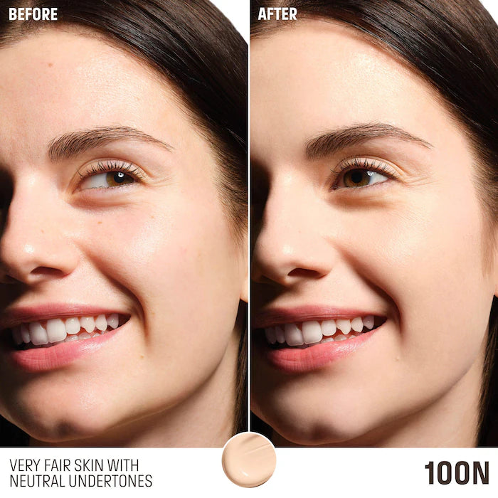 BAJO PEDIDO - Make Up For Ever Balancing & Perfecting Natural Finish Longwear Foundation – Base Líquida Con Niacinamida Y Ácido Hialurónico