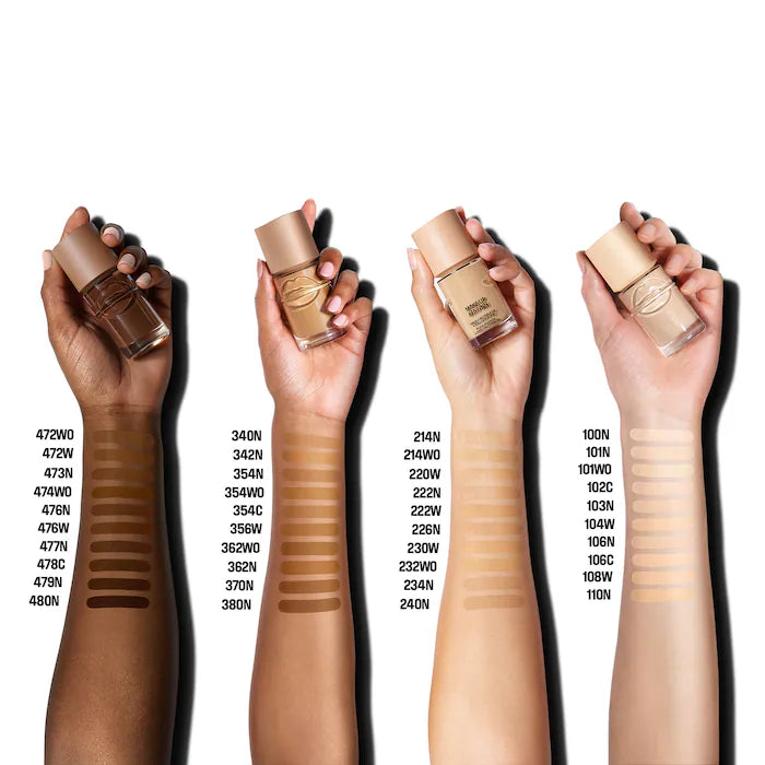 BAJO PEDIDO - Make Up For Ever Balancing & Perfecting Natural Finish Longwear Foundation – Base Líquida Con Niacinamida Y Ácido Hialurónico