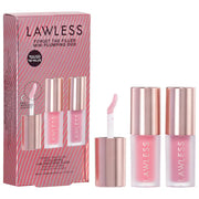 BAJO PEDIDO - LAWLESS Mini Forget The Filler Lip Plumper Duo with Velvet + Strawberry Popsicle | Lip Plumper