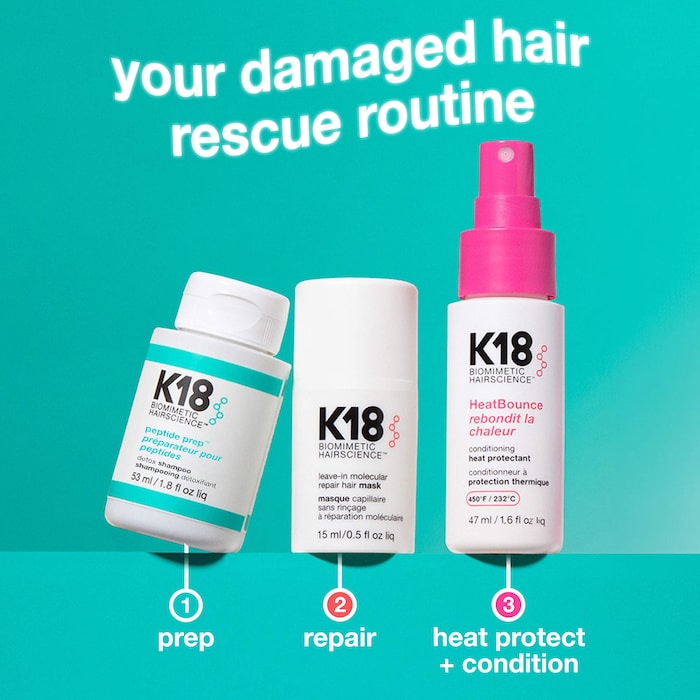 BAJO PEDIDO - K18 Damaged Hair Rescue Minis Gift Set | Set Exclusivo