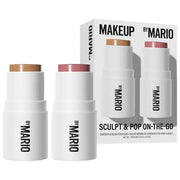 BAJO PEDIDO - Makeup By Mario Mini Sculpt & Pop On-The-Go – Set Mini De Contorno Y Rubor En Barra Edición Limitada