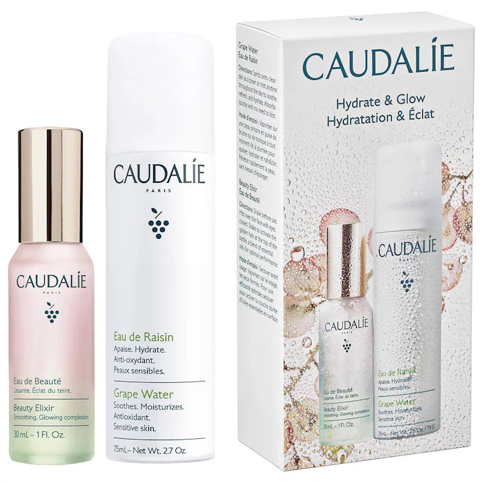 BAJO PEDIDO - Caudalie Mini Hydrate & Glow Duo For Soothing & Toning