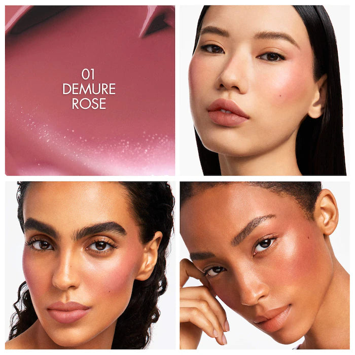 BAJO PEDIDO - Dolce&Gabbana Cherry Glaze Bar 24H Lasting Glow & Waterproof Cream Blush Stick With Vegan Collagen