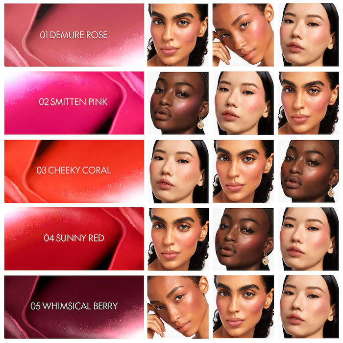 BAJO PEDIDO - Dolce&Gabbana Cherry Glaze Bar 24H Lasting Glow & Waterproof Cream Blush Stick With Vegan Collagen
