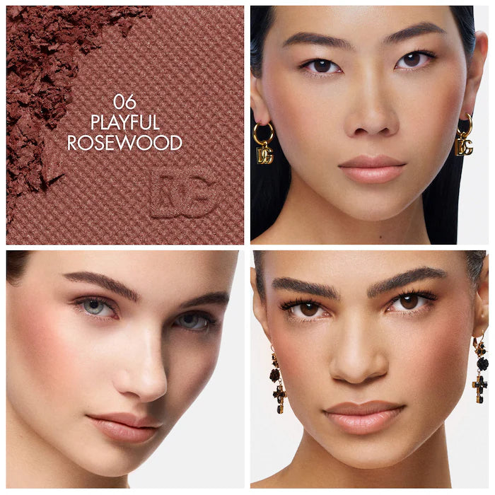 BAJO PEDIDO - Dolce&Gabbana Cheeks&Eyes Match Rubor En Polvo De Larga Duración Con Frambuesa Italiana