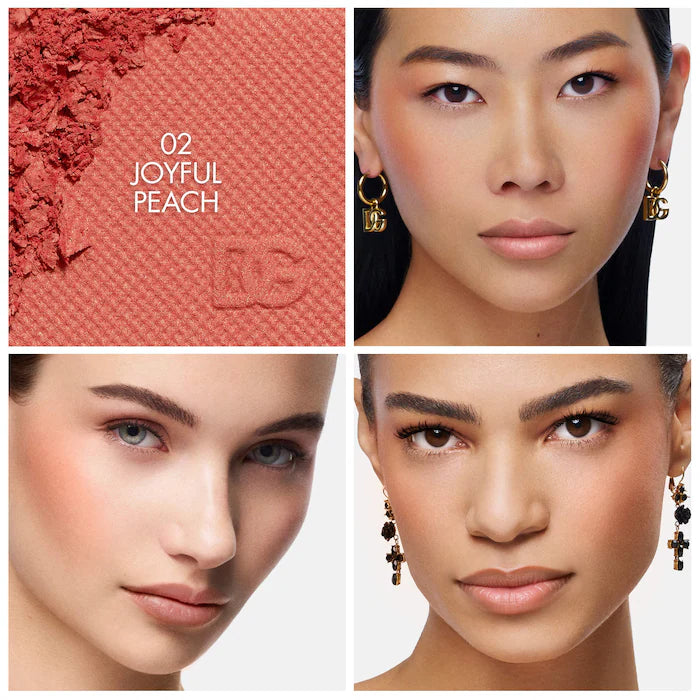BAJO PEDIDO - Dolce&Gabbana Cheeks&Eyes Match Rubor En Polvo De Larga Duración Con Frambuesa Italiana