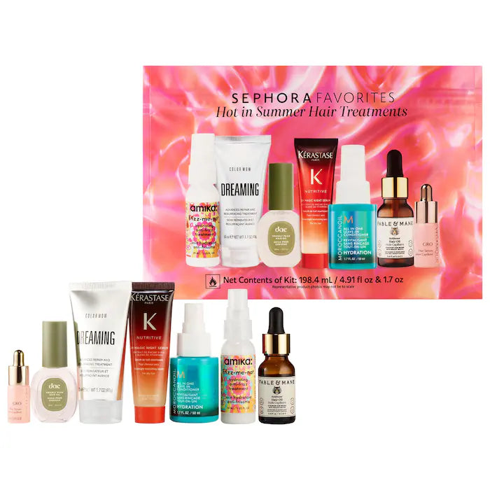 BAJO PEDIDO - Sephora Favorites Hot In Summer Hair Treatments – Kit De 7 Tratamientos Capilares