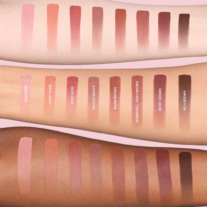 BAJO PEDIDO - HUDA BEAUTY Liquid Matte Mousse Soft Blur Lip Cream Labial Líquido Mate Efecto Soft Blur