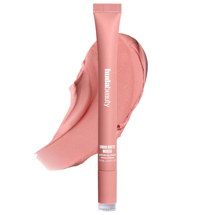 BAJO PEDIDO - HUDA BEAUTY Liquid Matte Mousse Soft Blur Lip Cream Labial Líquido Mate Efecto Soft Blur