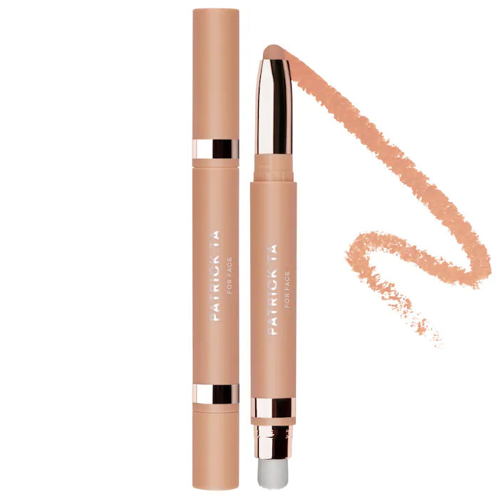 SALE BAJO PEDIDO - Patrick Ta Major Sculpt Shape & Shade Anywhere Artistry Stick – Barra Cremosa Para Esculpir E Iluminar Con Brocha Difuminadora Incluida