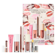 BAJO PEDIDO - Sephora Favorites Nude Energy Lip Kit Makeup Set Set De Maquillaje Para Labios