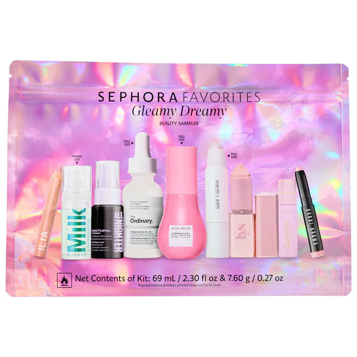 BAJO PEDIDO - Sephora Favorites Gleamy Dreamy Makeup & Skincare Value Set Set de Maquillaje y Cuidado Facial