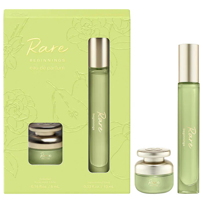 BAJO PEDIDO - Rare Beauty By Selena Gomez Rare Beginnings Mini Eau De Parfum Set – Set De Viaje Con Spray Y Roll-On