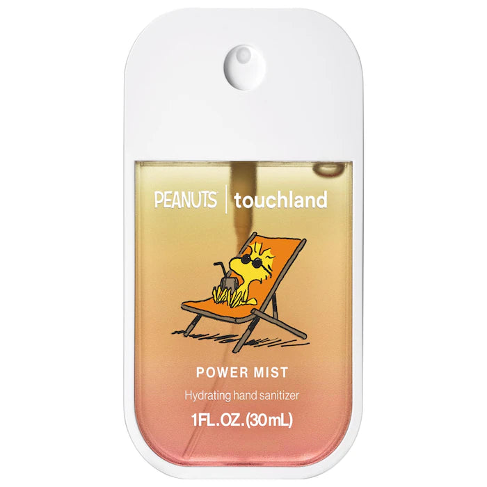 Touchland Peanuts® x Touchland Special Edition Hand Sanitizer Mist Spray Desinfectante Para Manos Edición Especial