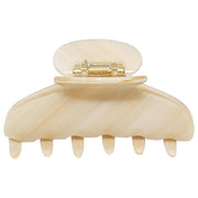 SALE BAJO PEDIDO - Emi Jay Lil Effing Clip Hair Claw Buttercream – Pinza Para Cabello De Acetato Color Crema Tamaño Pequeño 3.5"