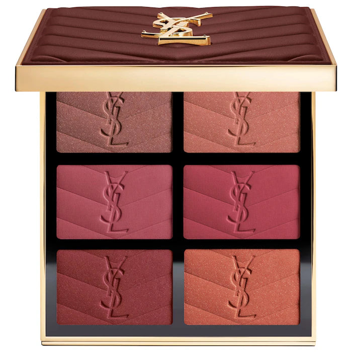 BAJO PEDIDO - YSL Brewed Reflections Couture Face Palette – Paleta De 6 Tonos Rubor E Iluminador Edición Limitada