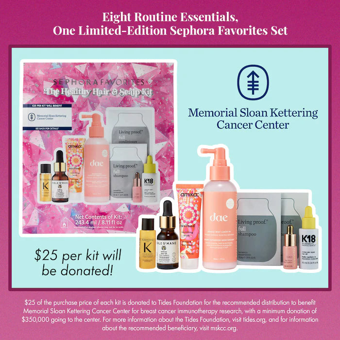 SALE BAJO PEDIDO - Sephora Favorites The Healthy Hair & Scalp Kit – Kit De 8 Piezas Para Cabello Y Cuero Cabelludo De Marcas Premium