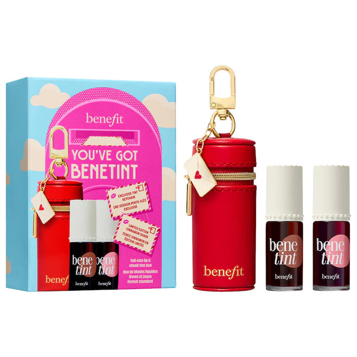 Benefit Cosmetics You've Got Benetint Duo Gift Set – 2 Tintes Labial Y Mejillas Edición Limitada + Dije
