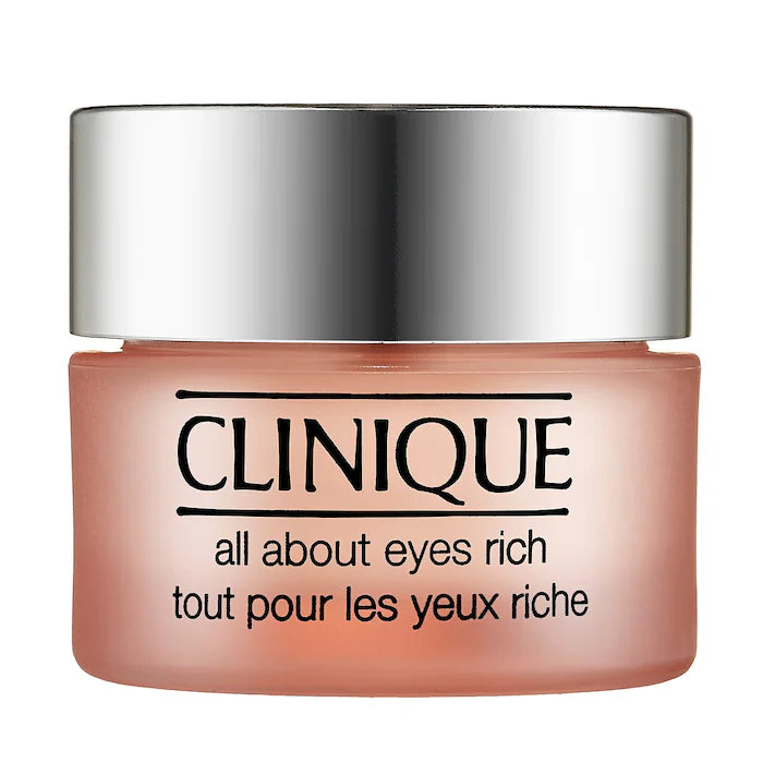 BAJO PEDIDO - Clinique All About Eyes Rich – Crema De Ojos Con Ácido Hialurónico Para Ojeras Y Bolsas