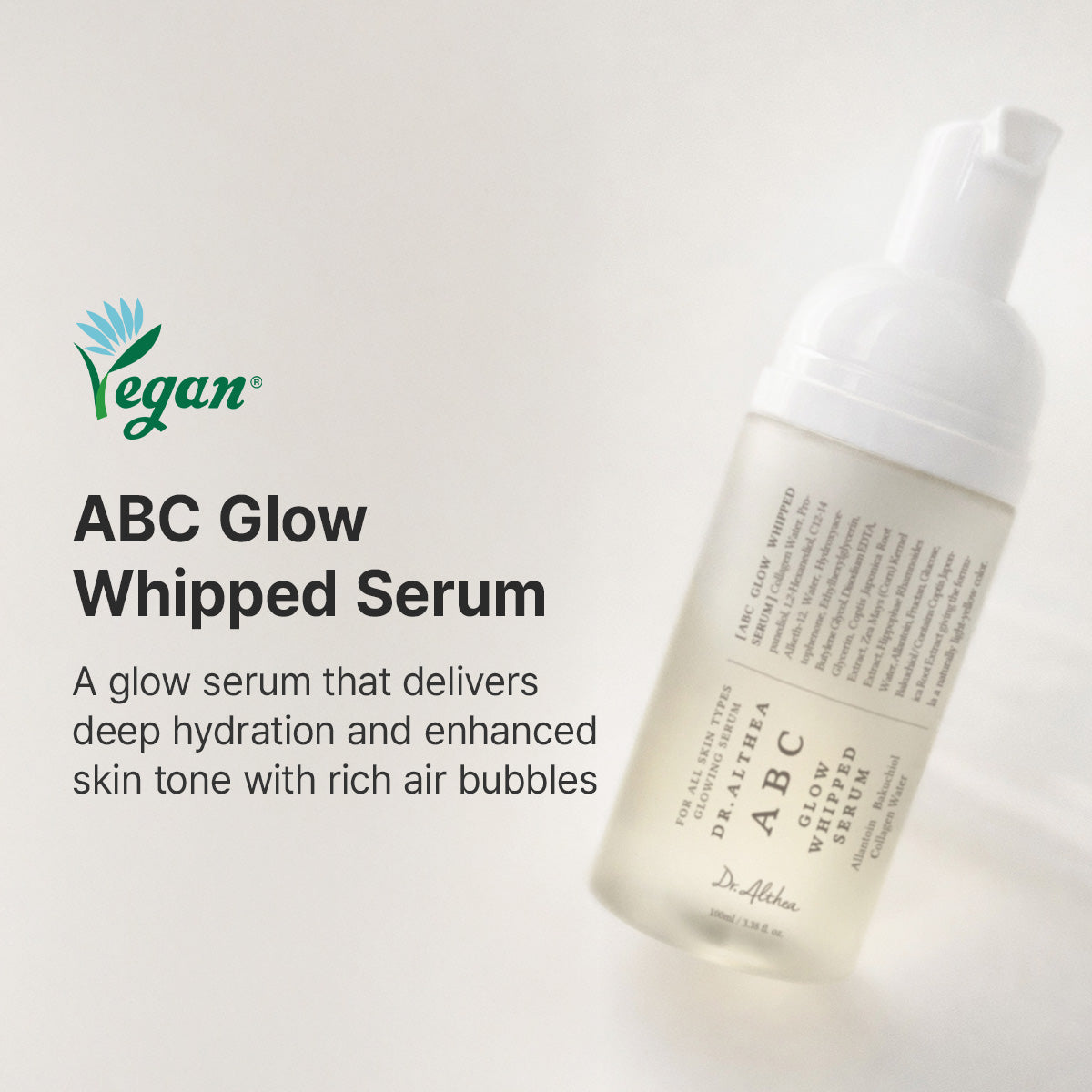 Dr. Althea ABC Glow Whipped Serum 100 ml | Sérum Iluminador