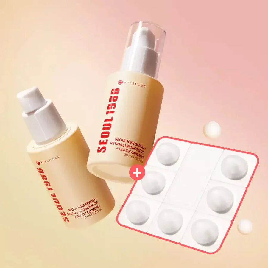K-SECRET Seoul 1988 Retinal Serum Duo Set With 100% collagen ball