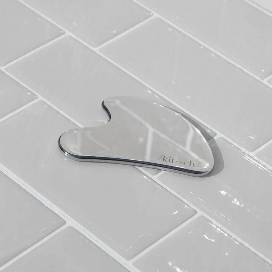 Kitsch Stainless Steel Gua Sha Herramienta Facial De Acero Inoxidable