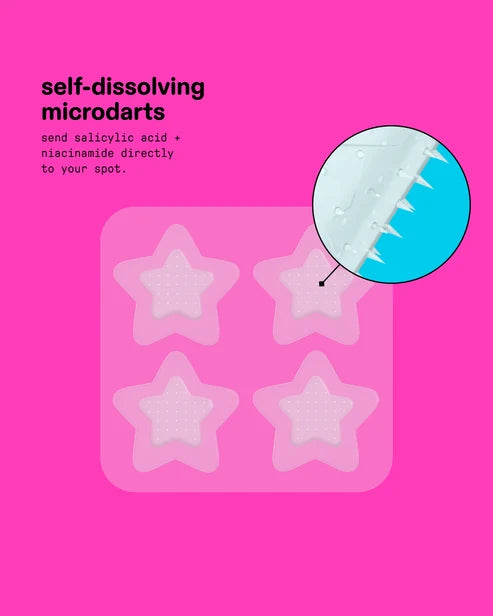 Starface Hydro-Star Microdarts + Salicylic Acid – Parches De Microagujas Disolubles Para Imperfecciones