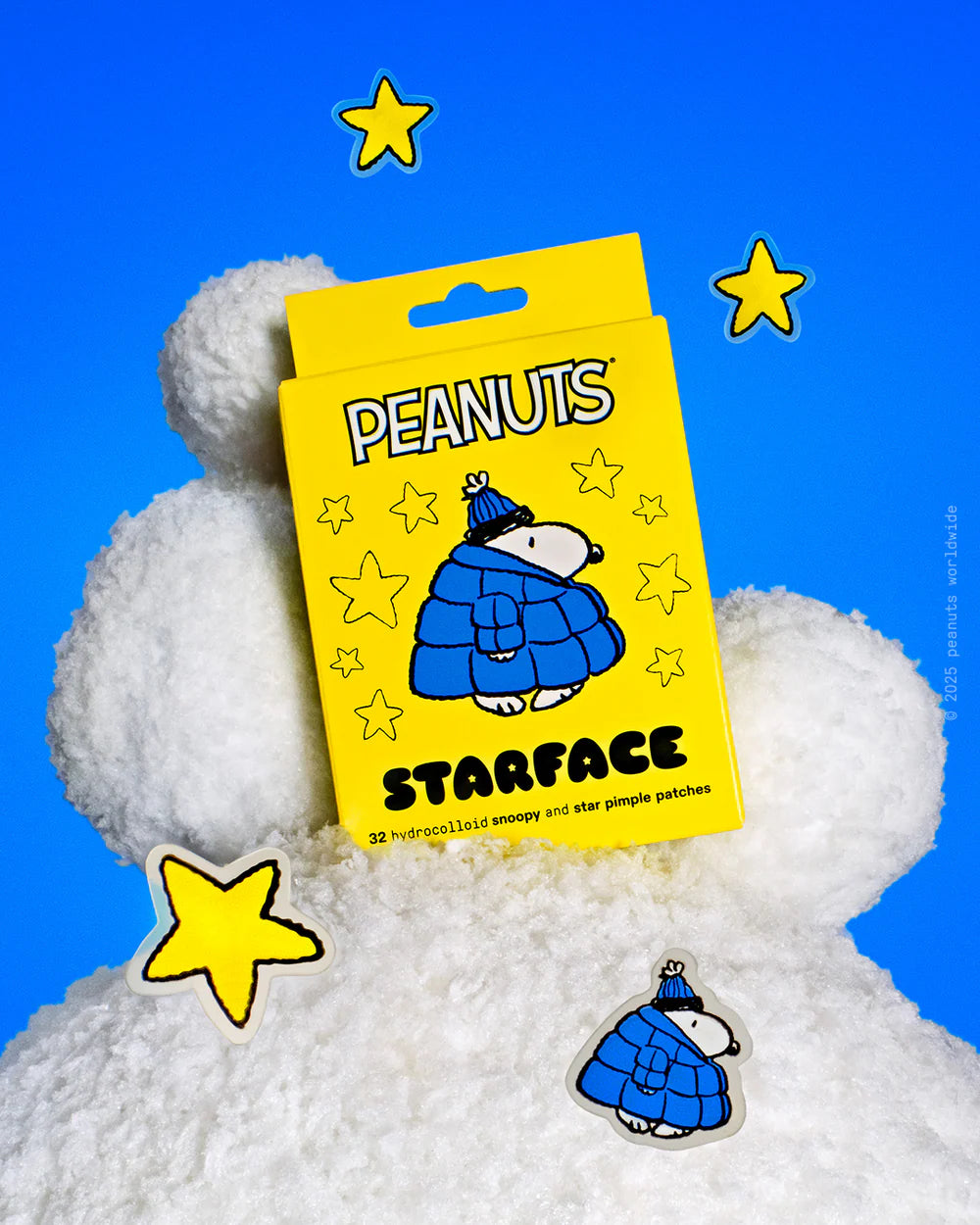 Starface x Peanuts Blue Snoopy Refill — Refill De 32 Parches Hidrocoloides Anti-Acné Edición Limitada